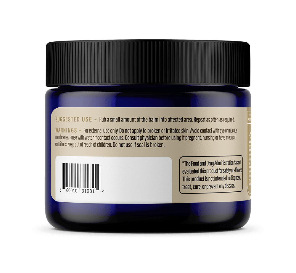 Suggested use for Copoeia Wellness Comfort Balm