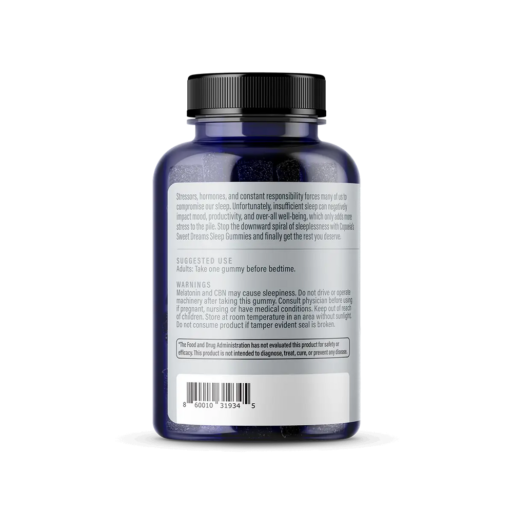 Sleep Aid Melatonin & CBD Gummies - Sweet Dreams | Copoeia Wellness