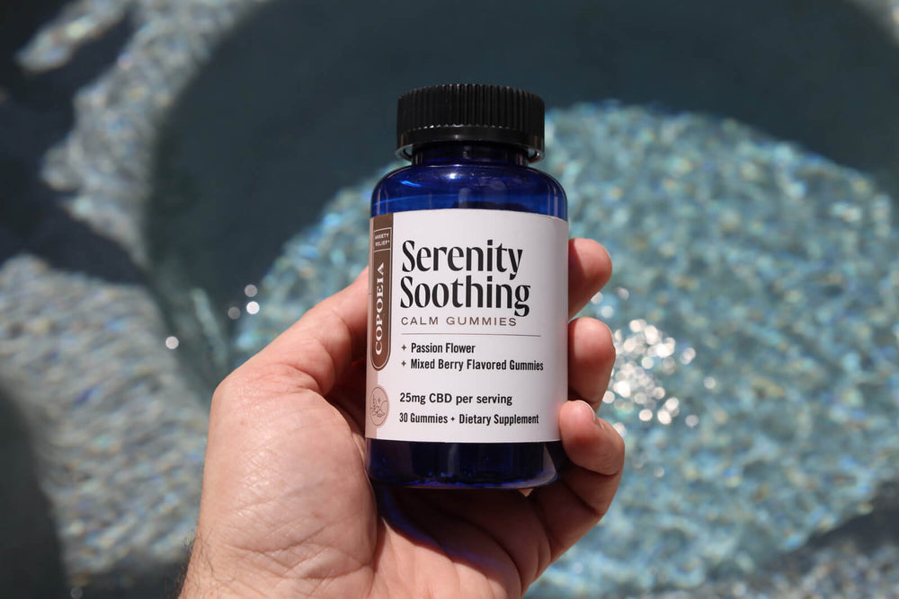 
                  
                    Serenity Soothing | Passion Flower & CBD Gummies - Stress Relief
                  
                